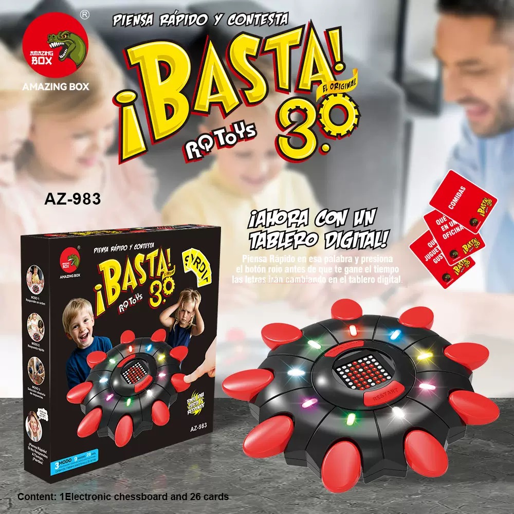 Basta 3! Juego de mesa Español.